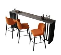 ADERFETBI Mange Debout Nordic Modern-Bar comptoir Clair Luxury Home High Table Contre Le Balcon de Salon COMPTENDRE Bar SOIX sans chaises Table Bar(120 * 40 * 105cm)