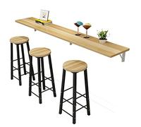 ADERFETBI Mange Debout Nordic Murd Mounts Home Partition Pliant Room Modern Dining Room Salon Multifinectional Bar, sans chaises Table Bar(120 * 40 * 2.5cm)