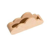 ADERFETBI Porte Carte Homme Boîte à Cartes de Visite en Bois hêtre et Noyer Noir Rangement Bureau Massif Porte-Cartes for d'affaires(B,M)