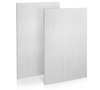 ADERTOS 2PCS Plaque en Aluminium, 30 x 20 cm Plaque de Panneau en Aluminium Épaisseur 2mm Feuille de Tôle d'Aluminium Panneau en Aluminium Plaque en Tôle d'Aluminium pour Soudure, Découpage