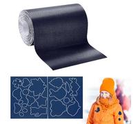 ADERTOS rouleau de réparation de rideaux et patchs adhésifs pour doudoune, 7,6 x 200 cm, 16 modèles mignons