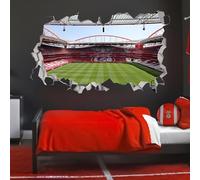 AdesiivoStudio X Sport Lisboa e Benfica Autocollant mural officiel Motif stade Da Luz Thème Portugal Futbol League Idéal pour les fans de SL Benfica et de football
