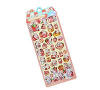 Adesivi avec Animali Decorativi - Cartoni Animati Leggeri Stile 3D Mini autocollant pour téléphone portable | Per Tazze Laptop Pareti Valigie Buste Occhiali Tablette Agenda Diari