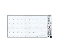 AdesiviTastiera.it - Lettres autocollantes pour Apple Mac Book Air Pro, clavier italien, fond transparent, lettres colorées Bianco