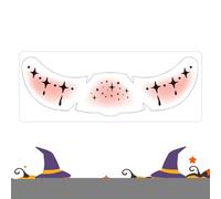 Adesivo Per Gli Occhi Di Halloween - Halloween Per Donne | Occhi Spaventosi Adesivi, Trucco Macabro Pipistrello Zucca Impronta Manuale Decorazioni Adesive Per Festa Halloween Donne Carnevale Festival