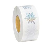 Adesivo Stella Di Natale - Adesivi Di Buon Natale | Decalcomanie Con Fiocchi Di Neve Glitterati Per Adesivi Autoadesivi Con Stelle Per Sigillare Buste, Realizzare Cartoline, Confezioni Regalo, Decoraz