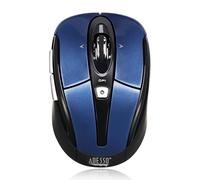 Adesso iMouse S60L Wireless USB Optical Nano Mouse - Bleu
