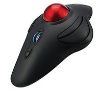 Adesso iMouse T40 souris RF Wireless Trackball 4800 DPI Ambidextre - Souris (Ambidextre, Trackball, RF Wireless, 4800 DPI, Black, Rouge)