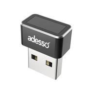 Adesso Lecteur d'empreintes digitales USB compatible Windows Hello avec chiffrement biométrique intégré AES256 fabriqué à Taiwan Conforme à la norme TAA AFP-100-TAA