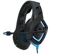 Adesso Xtream G1 Casque Avec fil Arceau Jouer Noir, Bleu
