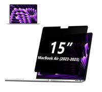 Adeway Écran de fidentialité MacBook Air 15 pouces (2023-2025, M2, M3, M4), Anti-espion, Fixation magnétique, adhésif Nano, Réduit la lumière bleue & Anti-éblouissement, Idéal bureau et voyage