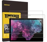 Adeway [Lot de 2] protecteurs d'écran en verre trempé pour Surface Pro 6/5/4,Compatible avec UAG- HD clair, résistant aux rayures, 12,3 pouces