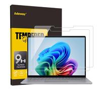 Adeway Protecteur d'écran pour Surface Laptop 13 pouces (2025), en verre trempé ultra-fin, haute sensibilité tactile, anti-rayures, installation facile, compatible avec les étuis, lot de 2