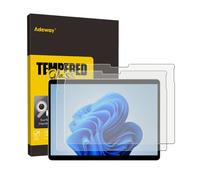 Adeway Verre Trempé Effet Papier pour Microsoft Surface Pro 11/10/9/8/X/12e Génération Business Edition 13 Pouces, Lot de 2, Mat Anti-Reflets, Écriture Naturelle, Installation Facile