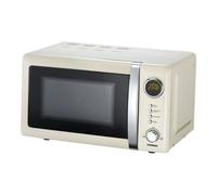 Melissa Four à micro-ondes électronique 16330108 – 20 L, 700 W, minuterie, design rétro – Crème
