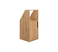 ADEZIO Meuble sous pente 1 porte 1 niche Panneau de particule Naturel clair 48.1x50x110 cm