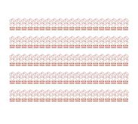 Adfaga 100PCS CLIPS EN OR ROSE Trombones en métal mignons à serrage solide Fournitures de bureau pour l'organisation de documents de bureau à domicile Petites pinces colorées polyv (Forme de fleur)