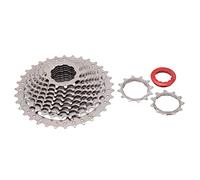 Adfaga 11 vitesses Cassette à vélo nickel Chromium Steel Lightweight Hollow Design 11-34T Cassette de vélo de route en douceur composant de cyclisme durable pour les vélos de route