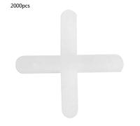 Adfaga 2000 pièces entretoises de carreaux de céramique 3mm Premium PE plastique réutilisable système de nivellement de carreaux outils pour l'installation professionnelle de carre