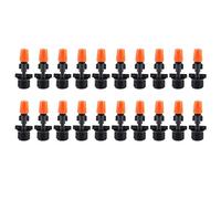 Adfaga 20PCS G1/2in Orange Brumisation Buse de Pulvérisation Haute Pression d'eau Efficace D'atomisation D'irrigation Arroseurs pour Serres Hydroponique Jardins Légumes Fleur