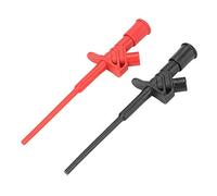 Adfaga 2Pcs P5004 Sondes de Test Professionnelles Haute Tension Clips de Crochet de Test Isolés Flexibles avec Prise Banane de 4mm pour Oscilloscope de Test Électrique Multimètre M