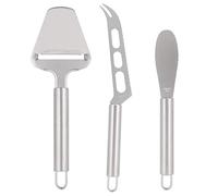 Adfaga 3 pièces en acier inoxydable -fromage grattoir à beurre ensemble de couteaux outils de cuisine haut de gamme ustensiles de cuisine multifonctionnels pour les chefs à domicil