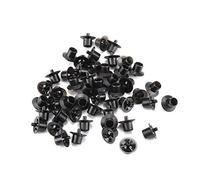 Adfaga 50pcs gobelets cellulaires d'élevage de reines équipement d'apiculture en plastique pour élever des reines abeilles dans des ruches 19x16mm noir bleu rouge Orange jaune vert (Noire)