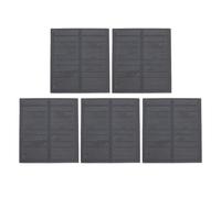 Adfaga 5Pcs 2W Mini Panneau Solaire Haute Efficacité Monocristallin DIY Petit Module de Panneau Solaire pour les Expériences de Projets Scientifiques de Lumière Solaire Activités d