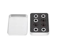 Adfaga 608 roulements à billes en céramique hybrides 16 pièces ensemble roulements miniatures de précision à haute vitesse pour patins à roulettes en ligne 8 mm ID 22 mm OD 7 mm d'