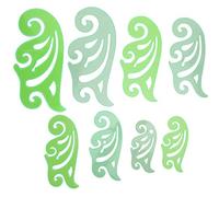 Adfaga 8pcs modèle de dessin incurvé Set en plastique Cloud en forme de règle de conception multifonctionnelle outil de conception pour l'œuvre d'art comique Bureau d'étude des con