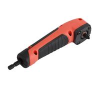 Adfaga Adaptateur de perceuse à angle droit, adaptateur de perceuse à 90 degrés avec poignée ergonomique en ABS, tournevis à angle droit en acier allié robuste pour le travail du b