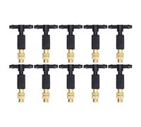 Adfaga Atomisation de Brume de Brume en Laiton en Plastique têtes de pulvérisation en Plastique Amovible Conception Facile à Installer Fine Brouillard pulvérisateur pour refroidiss