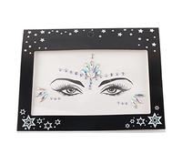 Adfaga Autocollants en pour visage à paillettes, bijoux de corps temporaires auto-adhésifs brillants pour festival, fête, maquillage, costume d'Halloween, décorations d'ongles, ma