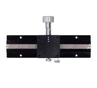 Adfaga AXE X ÉTAGE LINÉAIRE RAINURE EN QUEUE D'ARONDE PIGNON LONGUE COURSE ET BOUTON DE CRÉMAILLÈRE RÉGLAGE FIN SPLWX40 150 Table coulissante linéaire en alliage d'aluminium de hau