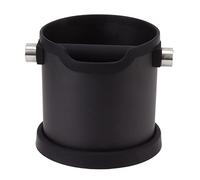 Adfaga Bac à marc de café semi-automatique en acier inoxydable et silicone, grande capacité, facile à nettoyer, idéal pour les cafés, les cuisines, les et les restaurants.