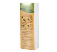 Adfaga Bandes de cire d'épilation non tissées 100 feuilles de papier d'épilation à la cire pour jambe, bras, aisselles, bandes d'épilateur flexibles et solides, soins de la peau li