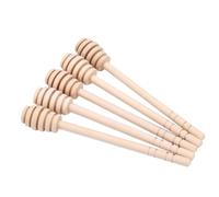 Adfaga Bâtonnets de goutteur de miel en bois, 24 pièces, tige d'agitation en bois naturel pour arroser le sirop de miel, la confiture sur le pain, les biscuits, les gadgets de cuis (16 cm)