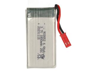 Adfaga Batterie au Lithium polymère 3,7 V 1800 mAh 25C, Haute Performance, légère, sûre, Longue durée, Source d'alimentation pour hélicoptère Drone quadrirotor X5SW RC avec Prise r