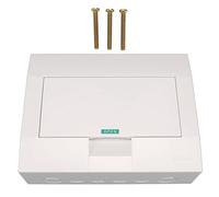 Adfaga Boîte de distribution d'énergie 12 voies, panneau électrique à montage sur rail DIN de qualité industrielle avec couvercle PC transparent pour bureau à domicile et usage com