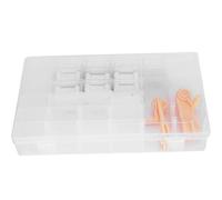 Adfaga Boîte de rangement pour fil à broder, bobines en plastique pour point de croix, machine à enrouler manuelle avec 200 planches à enrouler, 2 machines à enrouler, 4 étiquettes