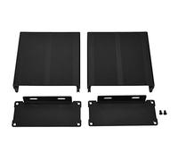 Adfaga Boîtier en aluminium moulé sous pression pour projet électronique, pour instrument de refroidissement de circuits imprimés, 40x97x100mm, sablage, oxydation, noir