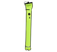 Adfaga Bouée de marquage de Surface de plongée Professionnelle, Dispositif de signalisation de sécurité Haute visibilité avec gonflage Rapide pour plongeurs et Tuba, matériau TPU d (Jaune Fluo)