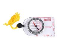 Adfaga Boussole de Carte Portable Professionnelle Outil de Navigation extérieur Tactique Multifonctionnel pour Le Camping randonnée Aventure Utiliser Un matériau Acrylique 9x5 6x1