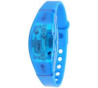 Adfaga Bracelet LED réglable pour Course de Nuit Bracelet Clignotant en Silicone Facile à Utiliser Capteur de Vibrations activé par Le Mouvement Lumineux Accessoire de fête sans da