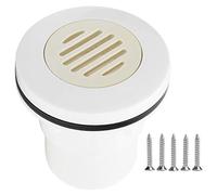 Adfaga Bulle de Piscine 2.2 Pouces Male Fil Mâle Piscine Aspiration Buse Spa Rapitements Jet Traitement Équipement de Traitement pour Les piscines Spas Abs Blanc 50 mm