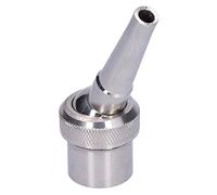 Adfaga Buse de Fontaine en Acier Inoxydable G3/4, tête de pulvérisation d'eau à Jet réglable pour bassins de Jardin, fontaines, caractéristiques de l'eau, Acier Inoxydable 304, 25
