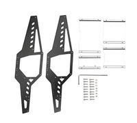 Adfaga Cadre de voiture RC en alliage d'aluminium, coque de carrosserie, cage de sécurité, pièces de mise à niveau pour SCX24 à l'échelle 1/24, châssis traité CNC léger et durable (Argent)