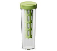 Adfaga Cafetière à infusion froide Bouteille d'eau portable d'une capacité de 1 L avec infuseur pour la maison, les voyages, le bureau, tasse à thé en plastique durable et en acier