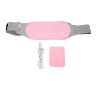 Adfaga Ceinture utérine électrique chaude, coussin chauffant à 3 réglages de température pour soulager les crampes menstruelles, matériau en polyuréthane lavable et confortable ave