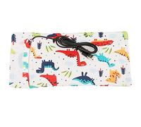 Adfaga Chauffe-biberon alimenté par USB Isolateur de Bouteille de Lait Portable Housse d'alimentation de Voyage pour Les Parents en déplacement Matériau en mélange de Coton et d'él (Dinosaure)